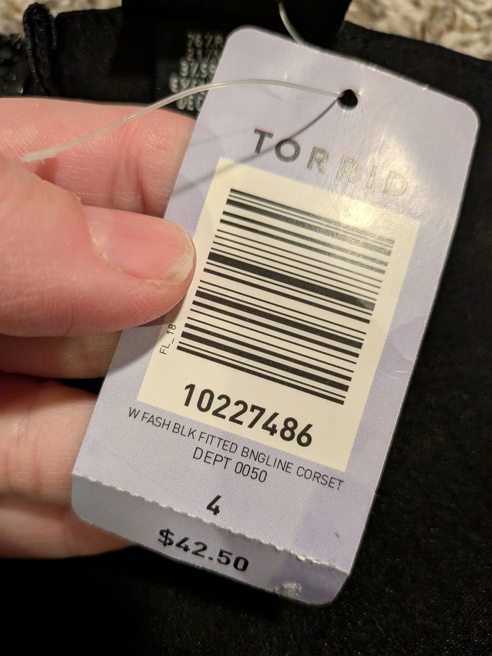TORRID BNGLINE CORSET TORRID NWT